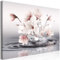 B&D XXL Acrylglasbild Blumen 1 Teilig Wandbild auf Acryl Glasbilder Kunstdruck Moderne Acrylglas Platte Wanddekoration Geschenke Heimdekoration Glasbild - Magnolie Zen Spa Wasser b-C-0656-k-a