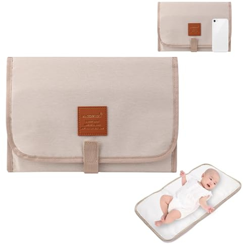Tapis a Langer de Voyage Bebe,Tapis à Langer pour Bébé,Pliable Matelas a Langer de Voyage,Pad Bébé Changeant Portable,Pour le remplacement de tapis d'urine extérieur de voyage de famille de bébé