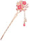 Pezzo Di Ago Per Capelli Di Fiori Rosa, Accessori Per Capelli Retrò, Accessori Per Capelli Di Strass, Accessori Per Parrucchiere, Accessori Per Capelli Da Donna Per Donne