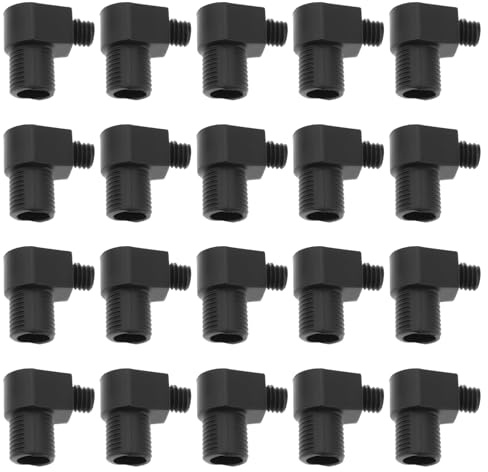 VGOL Lot de 20 Serre-câbles pour Suspension 10 X 8 X 7 Mm Noir pour Support de Lampe
