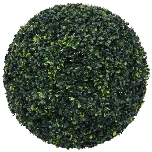 Generico Sfere di Bosso Artificiale 2 pz 52 cm,Verde,4.45kg,315470