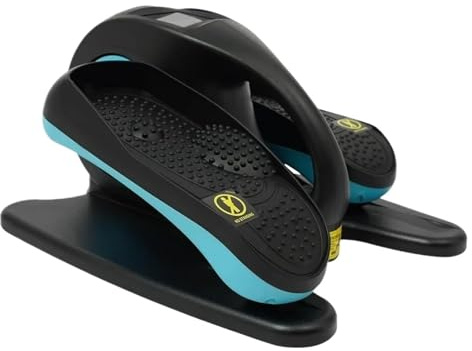 Elliptisk Tränare Med Fast Fotmassager Bärbar Sittande Bentränare Justerbar Hastighet Och Tid TystgåEnde