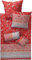Bassetti Bettwäsche Lilith Feinsatin rot Größe 1x 155x220 cm + 1x 80x80 cm