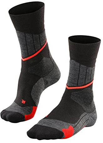 FALKE SC1 W So lana filo funzionale caldi spessi 1 paio, Calzini da sci Donna, Nero Black-Mix 3010, 39-40