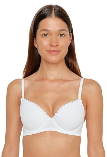 Susa Wiesn-Zauber Dirndl-BH 8025 mit Push-Up-Schalen Sujetador, Blanco (weiß 003), 70E para Mujer