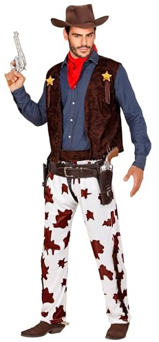 W WIDMANN MILANO Party Fashion – Kostym cowboy, vilda västar, bandit, karnevalkostymer