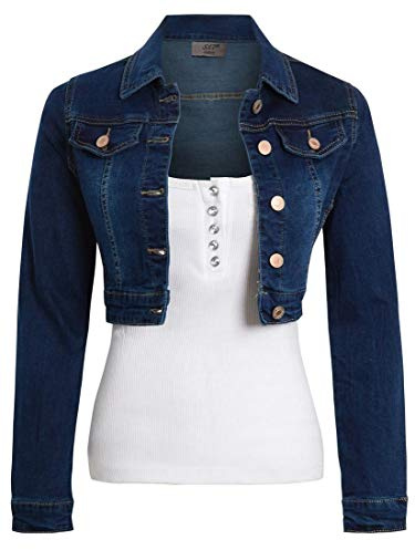 SS7 Femme Veste en Jean Cropped