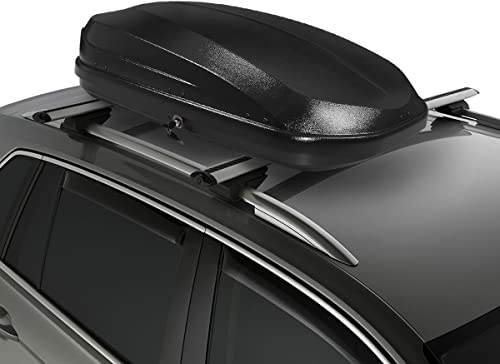 DNA Motoring Universal Heavy Duty Roof Storage Box Rooftop Cargo Carrier Luggage Case w/Keys,12.7 cu. ft. / 360L, PT-ZTL-8293-BK