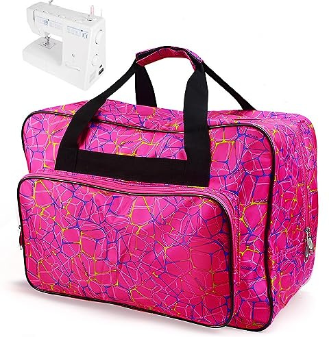 DTYGUIXE Sac Machine à Coudre Sac Transport en Nylon Sac de Rangement de Machine à Coudre Sac de Transport pour Machine à Coudre Housse Machine a Coudre pour Stockage de la Machine à Coudre