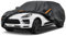 Kayme Autoplane Wasserdicht Atmungsaktiv für Porsche Macan (2014-2025), 7 Schichten Vollgarage Autoabdeckung für Regen Sonne Staub Schutz Verkratzt, Autoabdeckung mit Reflektierenden Streifen.