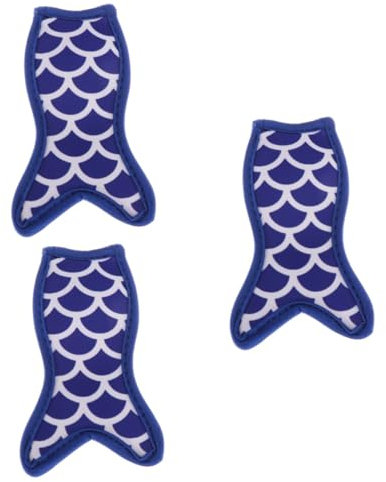 PRETYZOOM 3st Eisstock Eisstange Fussstütze Merjungfrauen Eis Ärmel Eis Am Stielhalter Eistüten Gefrierisolierung Fall Meerjungfrau Europäisch Und Amerikanisch