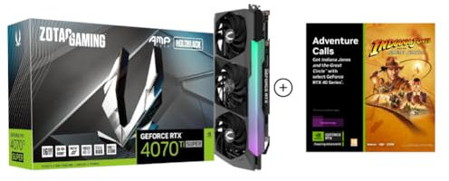 ZOTAC ZT-D40730F-10P Carte Graphique NVIDIA GeForce RTX 4070 Ti SUPER 16 Go GDDR6X