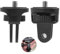 Fanxaolnes 2 Pezzi Adattatore per Treppiedi 1/4 Pollice con Rotazione a 360°, Supporto Mini in Plastica per Fotocamere d'Azioni con Filettatura Standard, Compatibile con Supporto per Casco, Treppiedi
