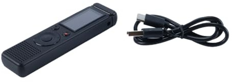 Orivin 64 GB röstinspelare med brusreducering, USB C uppladdningsbar röstaktiverad inspelare för föreläsningar, möten, intervjuer, HD Clear Sound, automatisk sparfunktion