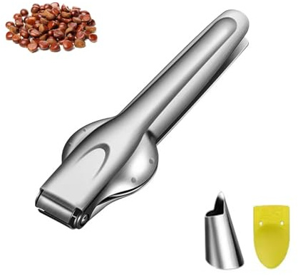 EcoJozon Taglia Castagne a Croce, Acciaio Inox Pinza per Castagne, Apri Castagne, Multifunzione Clip Castagne, Utensili Cucina in Inossidabile per Castagne, Nocciole, Noci ed Altri
