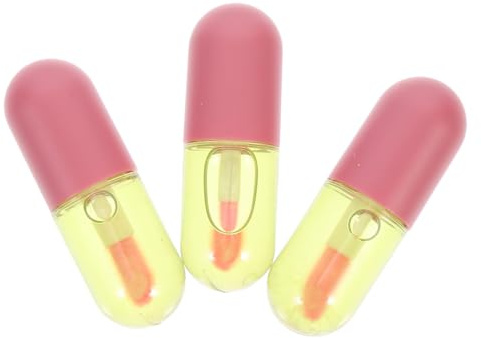 WOFASHPURET 3pcs Moisturizing Lip Oil Plumper Set with Aloe Vera Sheer Pearl Shimmer Lip Glosses Suitable for Daily Use and Women