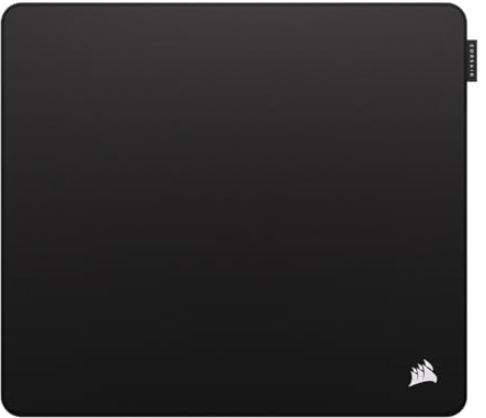 Corsair MM Pro Control Large Tapis de Souris – Tissu Adapté à L’e-Sport pour Contrôle et Précision Professionnels, Base Antidérapante de 4 mm, Bords Inclinés et Cousus, 450 x 400mm – Noir