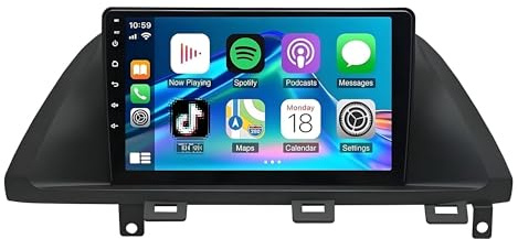 Estéreo para Coche Honda para Odyssey 2005-2010, Pantalla táctil de 10,Android 14,CarPlay inalámbrico,4+64 GB,Wi-Fi Sistema de navegación en el automóvil