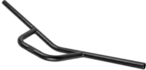 BMX Riser Styre 22,2 mm – 120 mm High Rise cykelstyre av höghållfast aluminium – 680 mm/720 mm svart och silver – Perfekt för e-cykel, Cruiser & retrocyklar (matt svart, 680 mm)