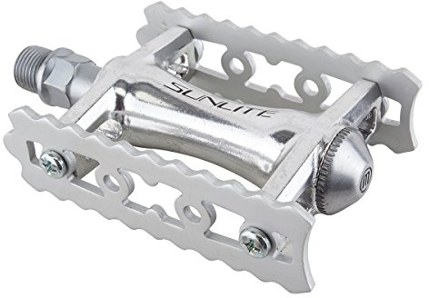 Sunlite Track Sport Pedals, Silver/Silver