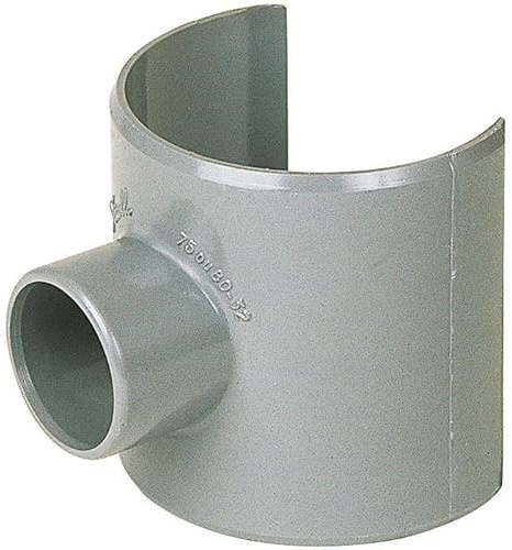Selle de raccordement PVC gris Femelle Ø 100 50 mm Girpi