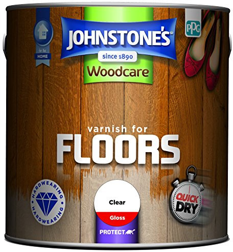 Johnstone's Woodcare Varnish for Floors - Clear 2.5L