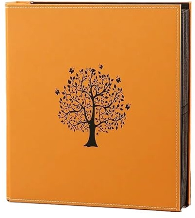 áLbumes Álbum de fotos 1000 de 5 pulgadas, álbum conmemorativo familiar de gran capacidad, estilo de inserción álbum de registro de crecimiento de 6 pulgadas, álbum de fotos áLbumes De Fotos(Brown B6-