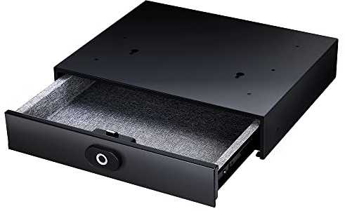 Cassaforte Digitale con Impronta Digitale, Sblocco Touch, Acciaio, 390x324x105mm, Alta Sicurezza, per Casa e Ufficio