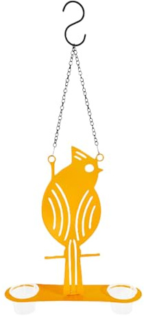 para pájaros para Exteriores, para pájaros, de alimentación a Prueba de Salpicaduras con diseño Decorativo como estación de observación de Aves para terraza, Desierto y