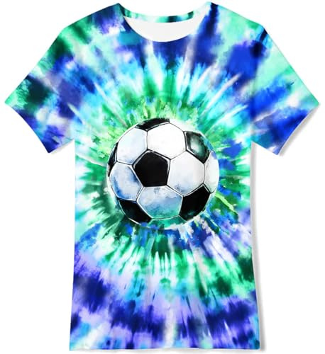 Kids4ever Boys Girls T-Shirts 3D Printed Short Sleeve Tee Shirt Kids Casual Tops for 6-16Years