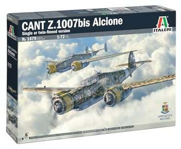 Italeri 1479 CANT Z.1007 Alcione, scala 1:72, Plastic Model Kit/Modello in plastica da montare