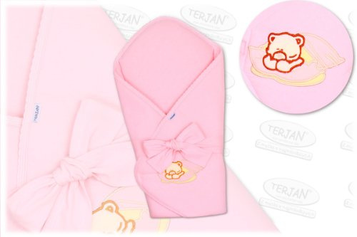 'Baby Puck Toalla/wickel Protect con protector de nuca Colchón 100% algodón, certificado Öko-Tex Standard 100, color rosa