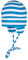 Döll Unisex-Baby Mütze Binde Jersey, Gr. 39, Türkis (Scuba Blue 3082)