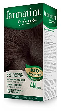 Farmatint Gel de Coloración Permanente 4N Castaño - 135 ml