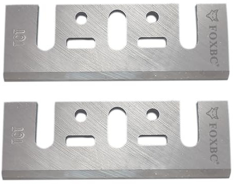 FOXBC Reemplazo de cuchillas cepilladoras de carburo TCT de 3-1/4 pulgadas y 82 mm para Makita N1900B, KP0810, XPK01, DeWalt D26676, DW6655, Ryobi y la mayoría de las cepilladoras de mano