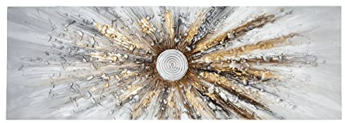Atmosphera - Toile Peinte Soleil 150x50 cm - Modèle 2