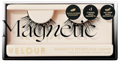 Velour Effortless Lashes - Pestañas Postizas Magnéticas de Aplicación Fácil, 30+ Usos - Magnet-Eyeszed