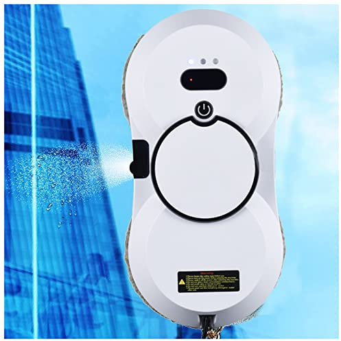 ATRNA Robot Limpiacristales Ventana, Robot Limpiacristales Automático Inteligente Sensores Reconocimiento de Superficies y Bordes-White