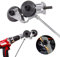 Grignoteuse de tôle,Coupeur de plaque de perceuse électrique, accessoire de perceuse de grignoteuse en métal avec adaptateur, facile à utiliser, pour couper des plaques de métal