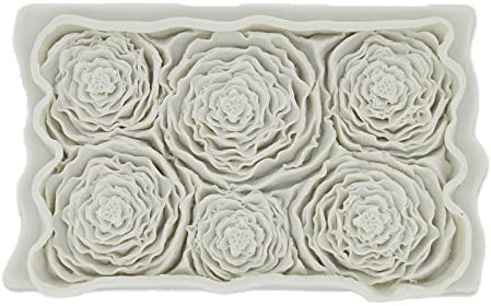 Stampo fai da te in rilievo, per caramelle, in silicone, per torta di fiori, struttura di corteccia fai da te per decorazione torte, tazza in rilievo