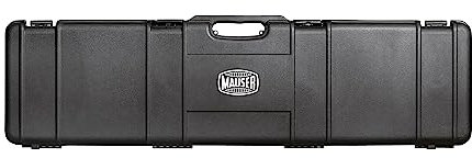OUTDOORDINO Mauser Langwaffenkoffer - Hartschalenkoffer für Jagdwaffe 117cm - Waffenkoffer gepolstert abschließbar durch Vorhängeschloss (Nicht im Lieferumfang)