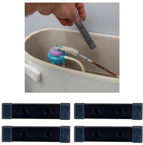 Gadget Planet Toilet Cleaner - Descaler Magnetic Cartridge, Toilet Cleaner Limescale Remover, Eco Friendly, Chemical Free Toilet Cartridge. (Pack 4)