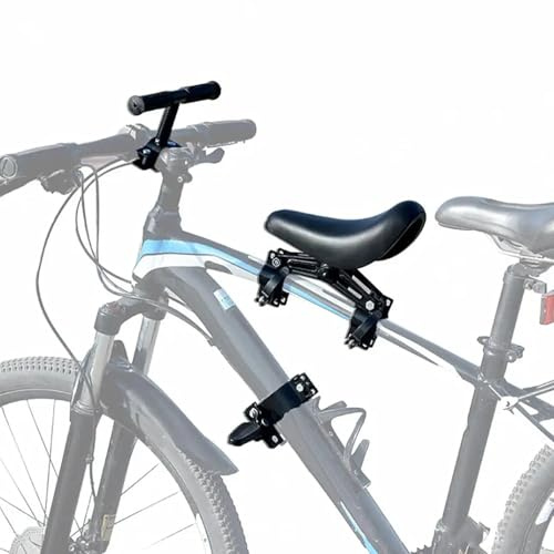 HechoVinen Mountain Bike Child Seat,Kids Bike Seat for Mountain Bikes,Front Mounted Bicycle Seats with Handlebar Foot Pedals for 2-5 Years mountain bike child seat