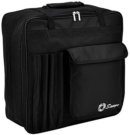 MoonEmbassy Snare Drum Tasche für 33 cm 35,6 cm 38,1 cm Dach WATERP Oxford Haarverdichtung Rucksack Instrument Fall mit Pocket