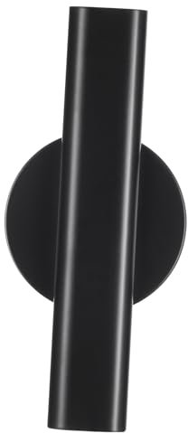 Maceta De Pared Homoyoyo Metal Negro 6.3X2.8X0.6 Pulgadas JarróN Adhesivo Estilo NóRdico para DecoracióN Interior Oficina Hogar 2 Piezas