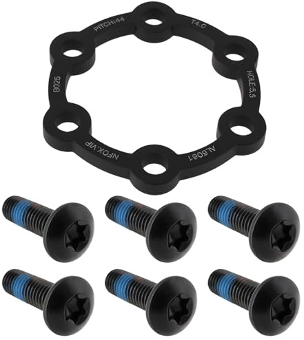 eMagTech Distanziale Per Disco Freno Mozzo Da 4 Mm Con Viti In Lega Di Alluminio Adatto Alla Maggior Parte Delle Mountain Bike