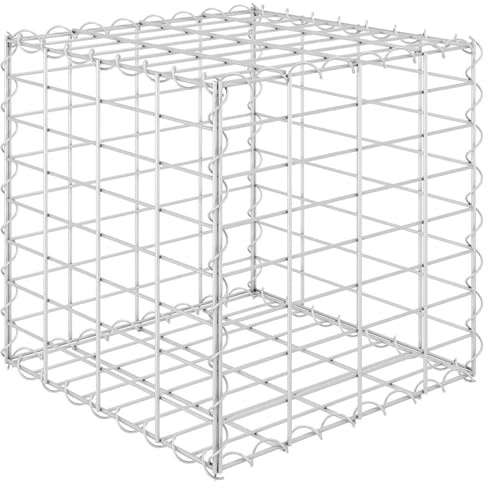 Gecheer Cube Gabion Raised Bed Steel Wire 40x40x40 cm Gabions Model145649