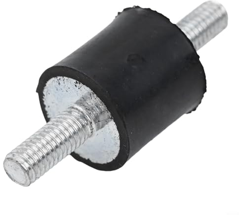 4 blocchi antivibranti in gomma e acciaio per il montaggio di apparecchiature e controllo del rumore in motori, compressori e strumenti di prova M5 M6 M8 (M5)