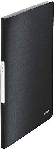 Leitz 39580094 Style Sichtbuch, satin schwarz, 20 Hüllen, 1 Stück