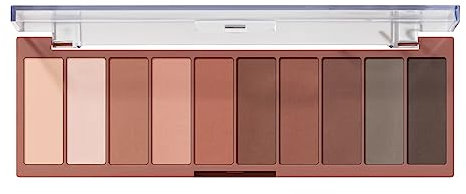 e.l.f. Perfect 10 Eyeshadow Palette, Ten Ultra-pigmented Nude, Matte Shades, Blendable Formula, Vegan & Cruelty-free, Nude Mood (Packaging May Vary)